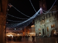 Piazza del Popolo met kerst, Ascoli Piceno